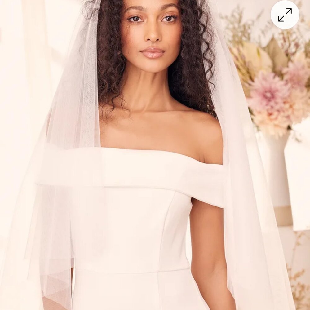 Lulus bridal veil